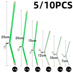 5/10pcs Leger Booms With Rolling Snap Fishing Rocket Feeder Swivel For Feeder Cage Carp Rig Carp Bomb Pellet Bent Anti Tangle