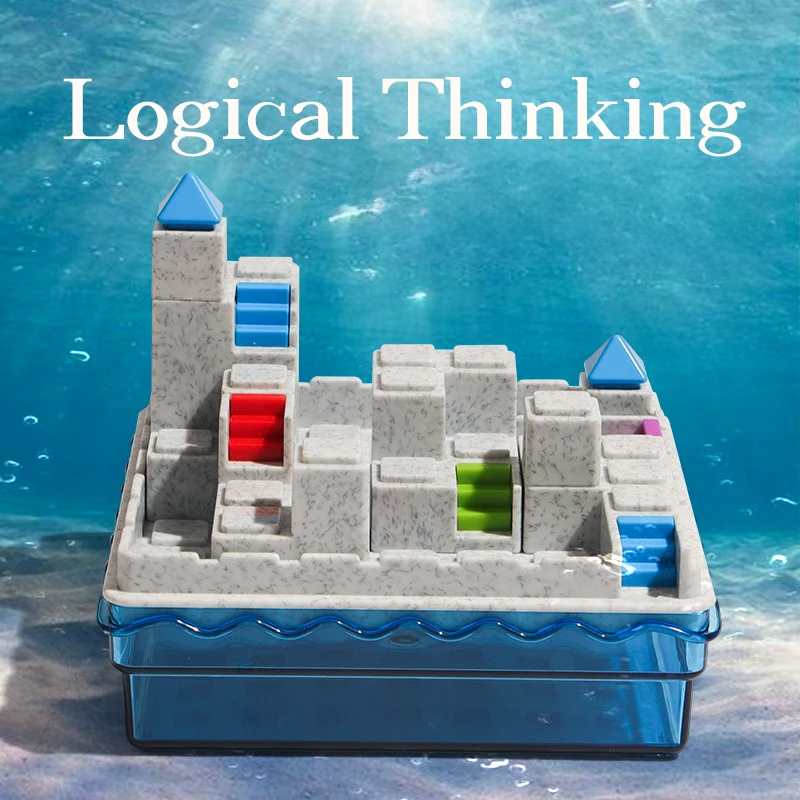 

Children Educational Board Game Puzzle Toy For Kids Challenges Logic Thinking IQ Puzzle Toy Spatial Imagination Boys Gift