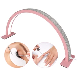 55cm 75cm Half Moon Light Half Moon Nail Desk Lamp with remote mobile phone clip for Eyelash Extension Nail Lash Tattoo Skincare