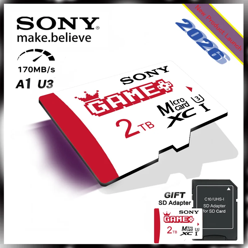 

SONY High Speed SD Memory Card up to 2TB Micro TF for Mijia Camera Surveillance Device Games Card 128GB 256GB 512GB