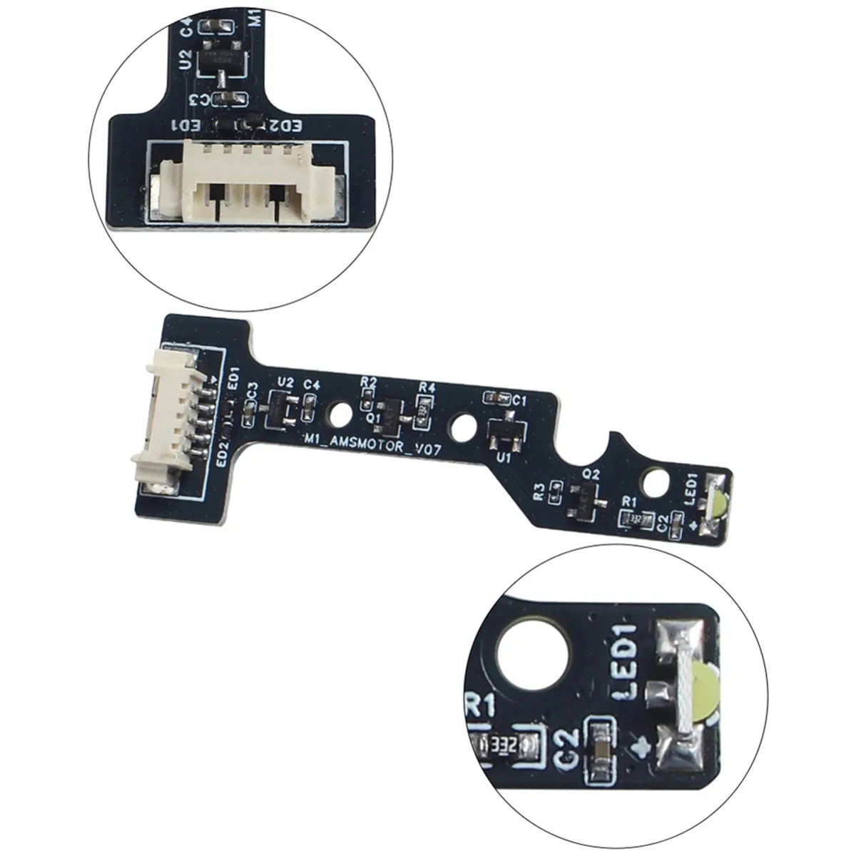 新しいバンブー AMS AMS フィードボード交換 3D プリンタ部品 AMS インレットボードバンブー用