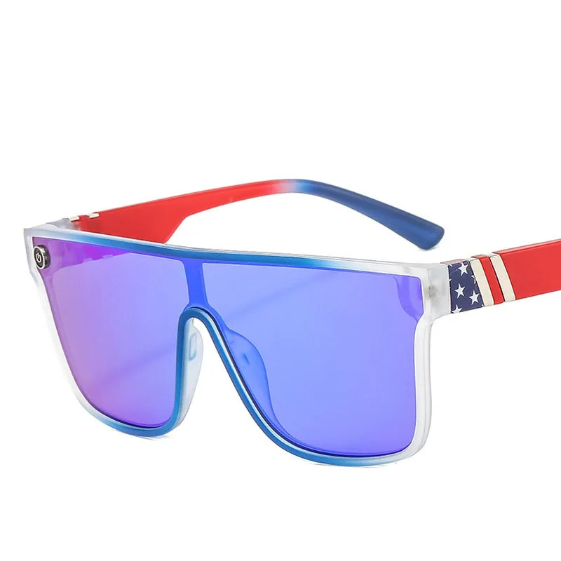 

New Fashion Sunglasses Men Women Outdoor Large Frame Oversized Sports Goggle Wholesale Beach Sun Glasses Colorful Uv400