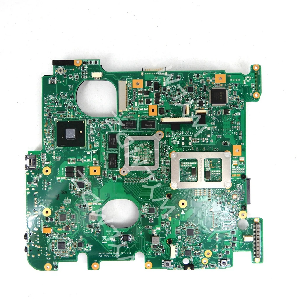 N43JM HM55 GT435M 1G N11P-GT-A1 Motherboard for ASUS N43JQ N43J N43JF N43JM Laptop Mainboard REV2.0 PGA989 Test 100% OK Used