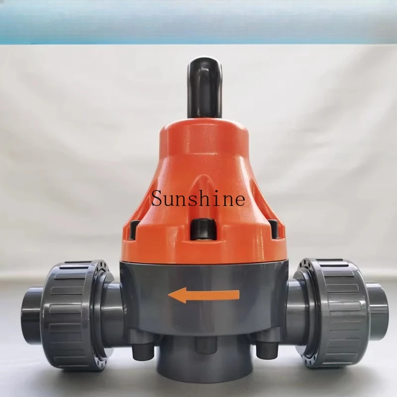 

UPVC pressure relief valve PVDF acid and alkali corrosion metering pump PP pressure reducing valve DN15