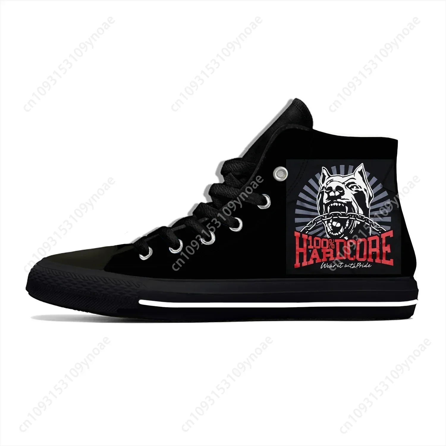Hot Hardcore Music Masters Novelty Design Fashion Lightweight High Top Canvas Shoes Men Women Summer Casual Breathable Sneakers