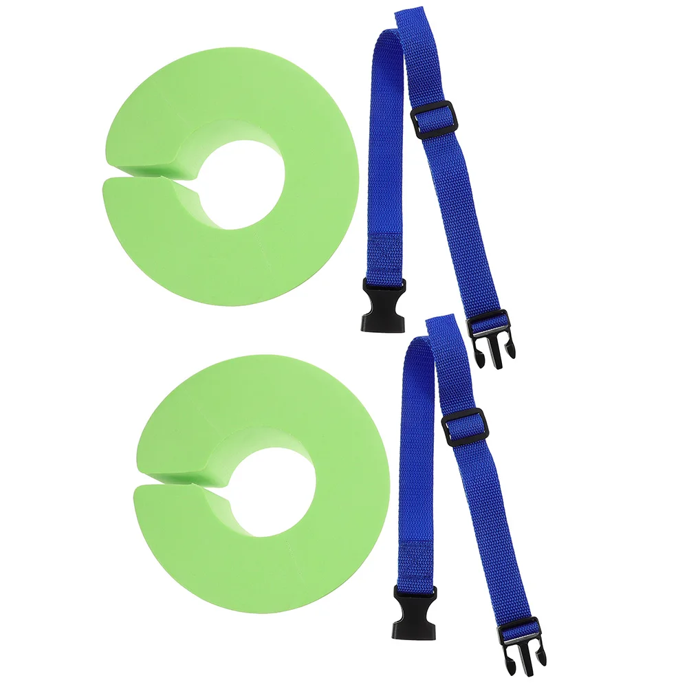 

2pcs Float Swimming Arm Rings Buoyancy Armbands Inflatable Eva Kids Soft Waterproof Plastic Fitness Accessories