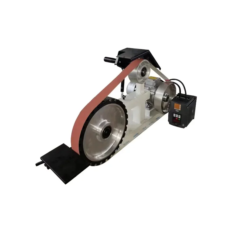 

PMS2100 Automatic desktop small metal sanding belt machine manufacturer Belt Grinder Machine