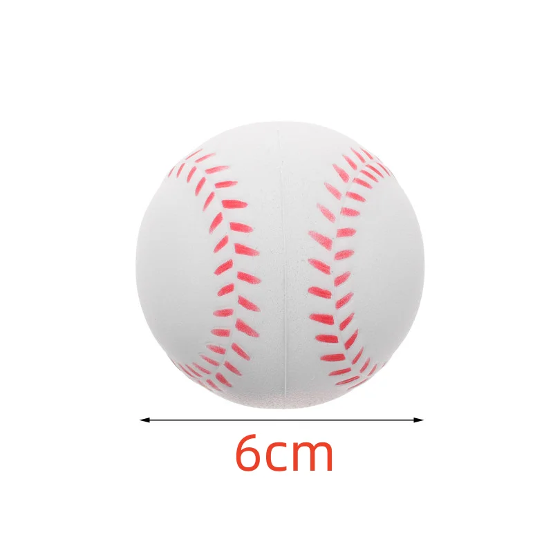 12pcs PU Baseball Soft Sponge Ball Toy Outdoor Sport Practice Trainning Base Ball bambini decompressione Indoor Outdoor Toy Ball