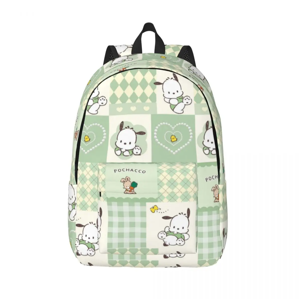 Pochacco Backpack for Men Women Cool High School Business Daypack Cute Cartoon College Shoulder Bag Outdoor