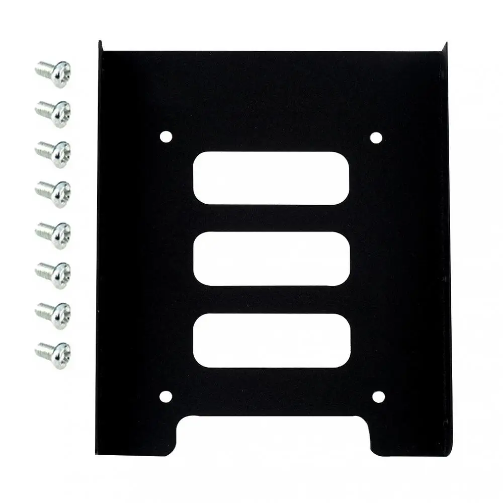 2/5/10PCS Inch SSD HDD to 3.5 Inch Metal Mounting Adapter Bracket Dock Hard Drive Holder for PC Hard Drive Enclosure