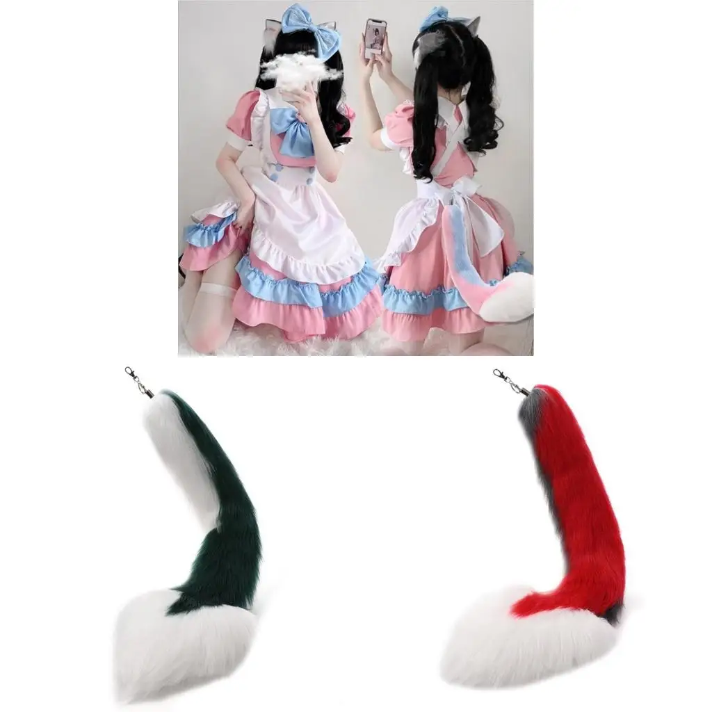 

Bag Pendant with Fashionable Animal Tail Charm Ornament Handbag Decoration