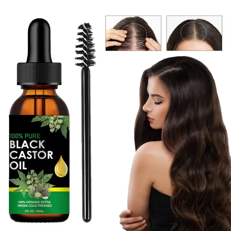 

Hair Thickening Oil Brow Fuller Enhancement Oil Hair Repair Oil Portable Hair Smooth Oil For Home Traveling Business Trip Women