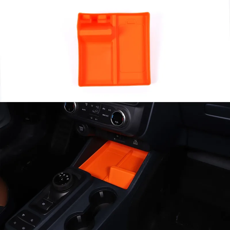 

TPE Central console phone slot anti-vibration pad For 2022 2023 2024 2025+ Ford Maverick Replacement Part Interior Accessories