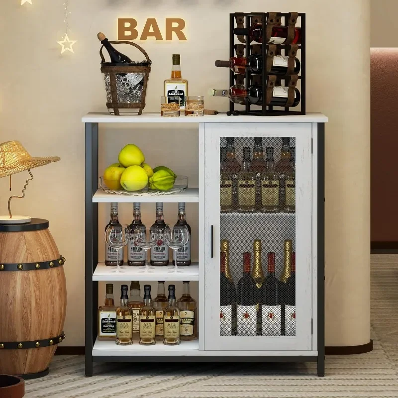 

27.5'' Coffee bar Cabinet with Storage, Small Corner Coffee Stand Station for Kitchen, Farmhouse Dining Hutch Cabinet,