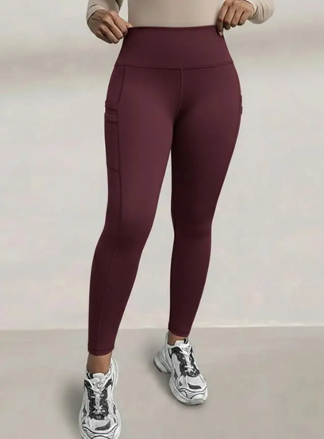 

2025 New Winter Warm High Waist Workout Athletic Leggings Tummy Control Butt Lifting Thermal Lined Yoga Pants Women's Sportswear