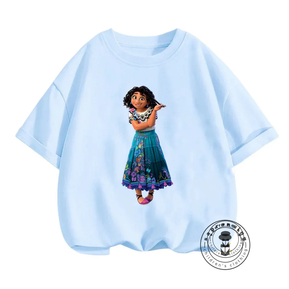 

Cute Disney Encanto Summer T-Shirts for Boys and Girls Adorable Cartoon Prints on Soft O-Neck Tops Perfect for Cool Outdoor Fun