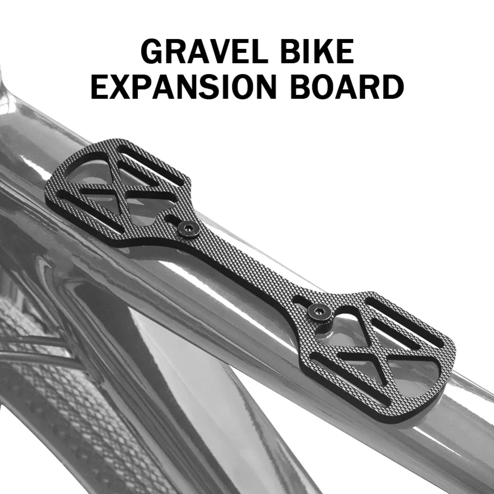 For Gravel Escape Bicycle Front Fork Extension Plate Bracket To Support Front-Mounted Cargo Racks On For Gravel Bikes