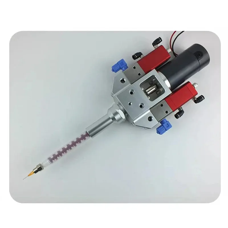 Electric Dynamic Mixing Glue Dispenser Valve Metal Stirring Suction Prevention Drip-Free for Crafting And Home Use