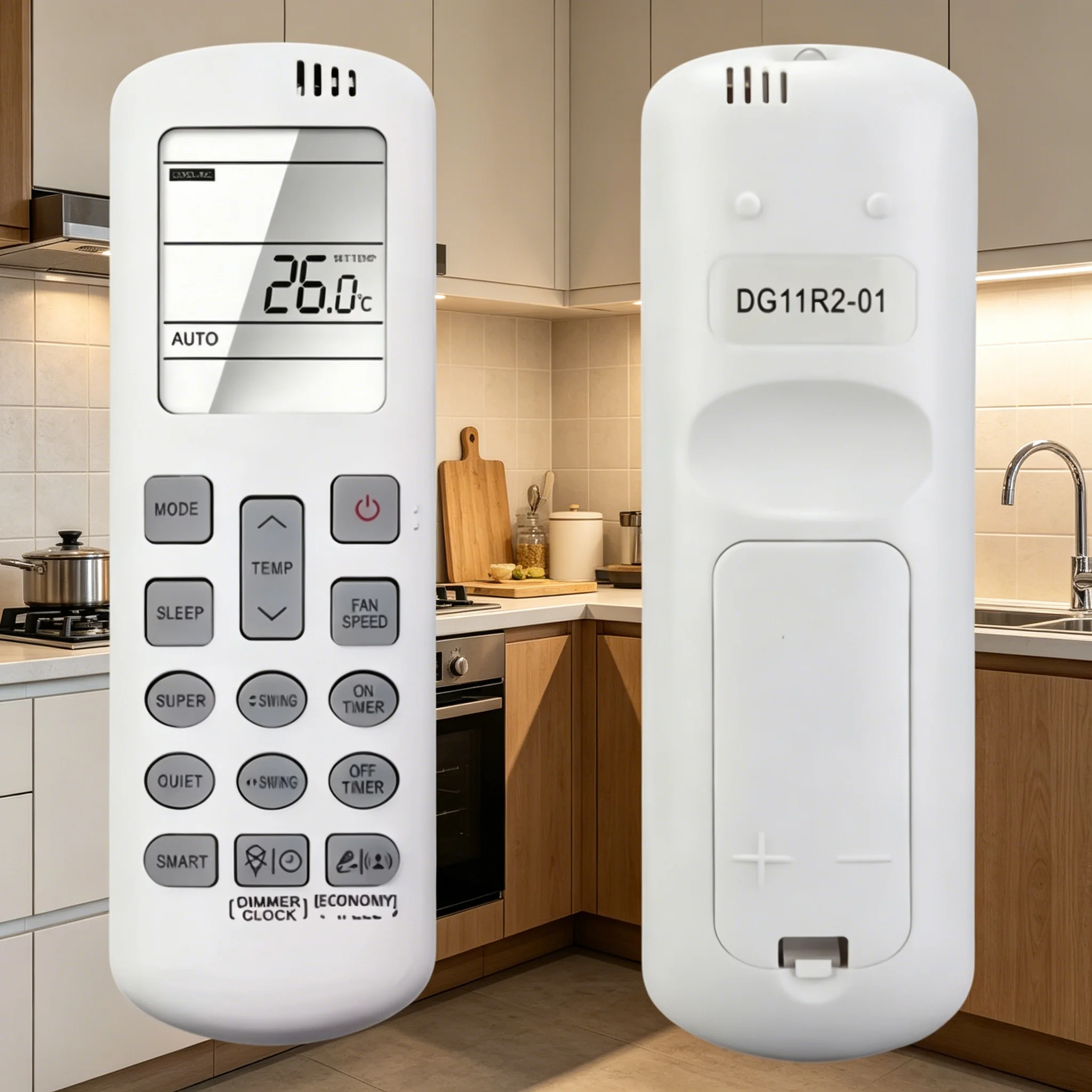 

DG11R2-01 Remote Control for HISENSE Air Conditioner HSA71R HSA71C Infrared AC Replacement Controller Direct Use