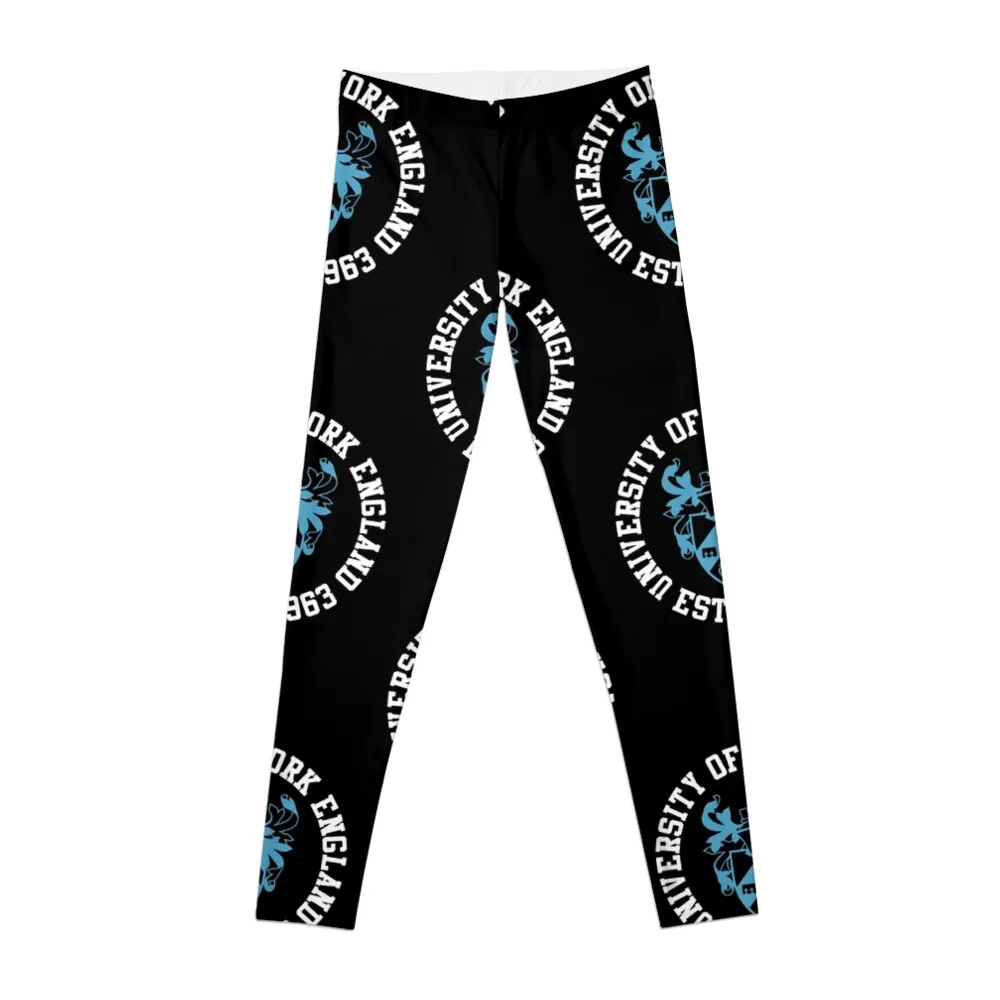 England University - York Logo Leggings sporty woman gym Sports pants for Sportswear woman gym Legging sport Womens Leggings