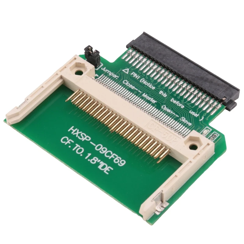 Nieuw-Cf Merory Card Compact Flash Naar 50pin 1.8 "Ide Harde Schijf Ssd Adapter