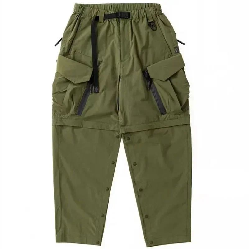 

MANASTASH Multi Pocket Outdoor Hiking Pants Waterproof and Detachable Workwear Trendy for Men