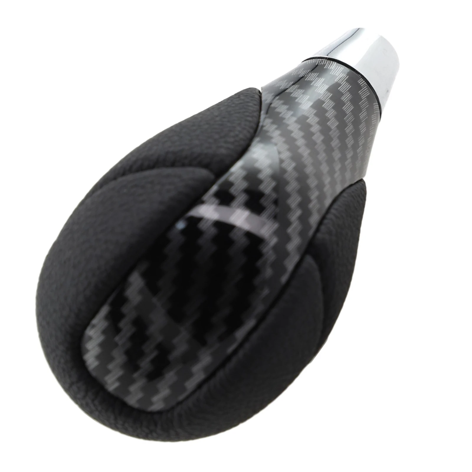 Automatic Transmission Gear Shift Knob with Carbon Fiber and Leather Design for Lexus IS 250 2006 2012 Compatible Part