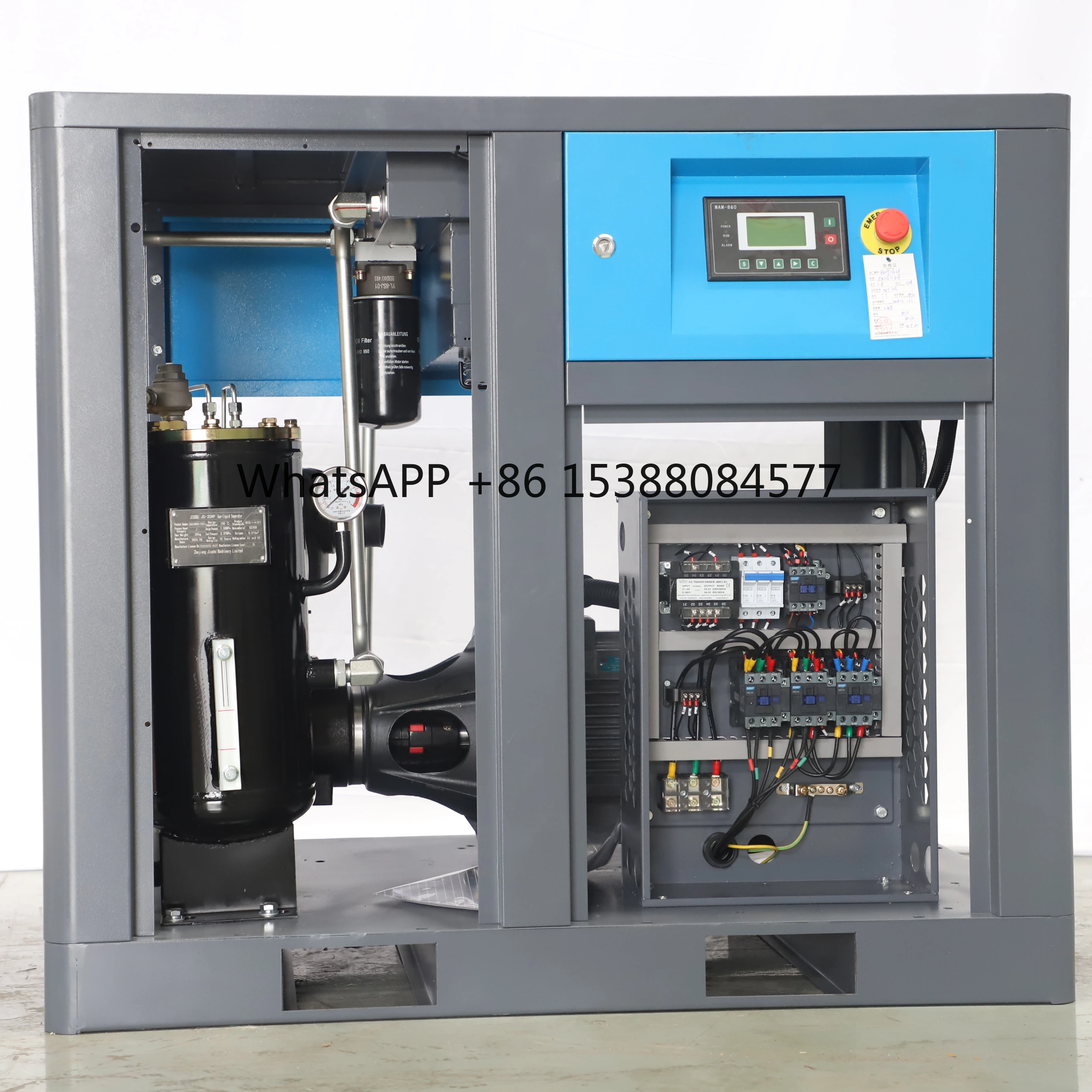 

Industrial Air Compressor 10HP 7.5KW 380V50HZ IP23 IP54 Fixed Speed PM VSD Rotary Screw Air Compressor for Sandblasting