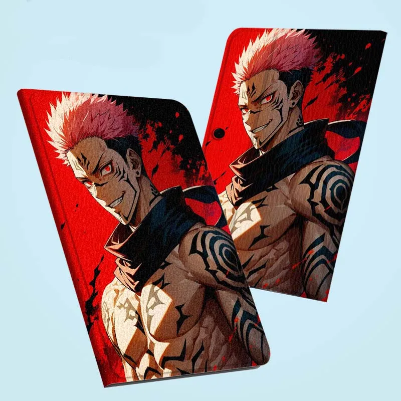 Jujutsu Kaisen كول أنيمي ل ممن لهم الوسادة 2 3 4 Neo Air SE X Pro 10.36 11 11.4 11.61 12.1 13.2 بوصة 2025 حافظة كمبيوتر لوحي قابلة للطي