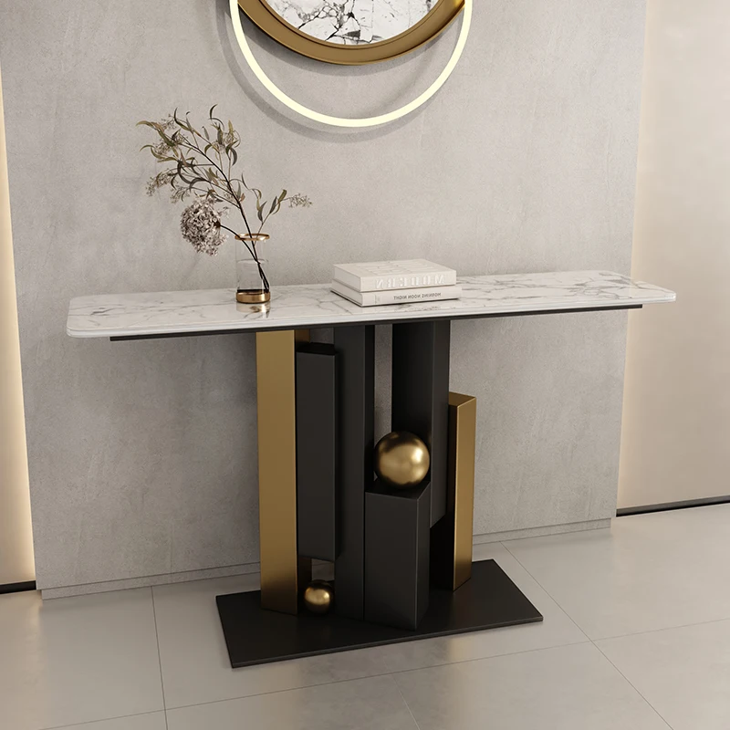 

Modern Luxury Console Table Unique Design French Rectangle Console Table For Hallway Entrance Woonkamer Tafel Furniture