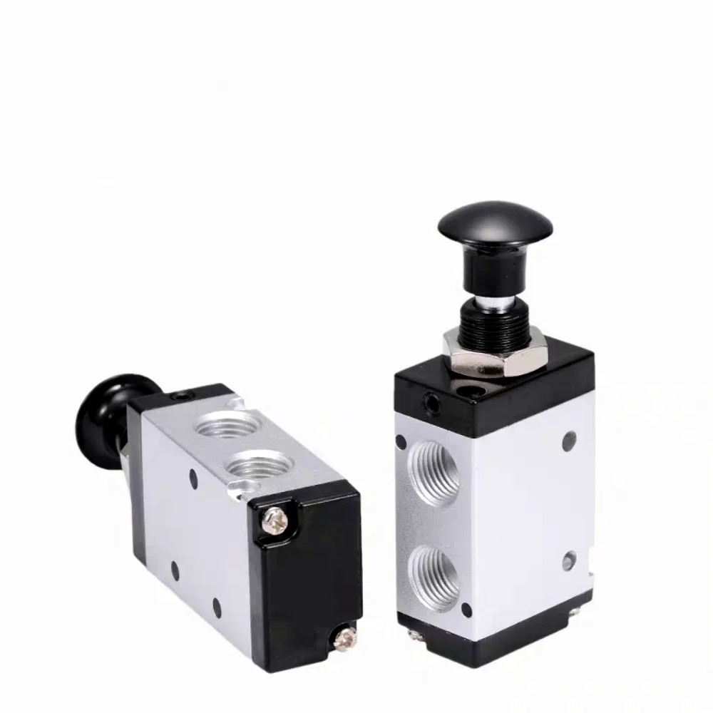 

2 position 3 way air hand valve 3R210-06 1/8" 3R210-08 Port 1/4" BSP Manual control valve