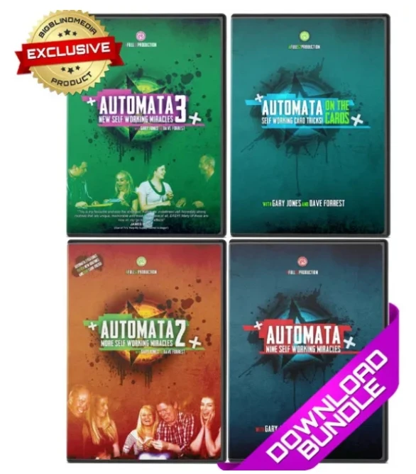 

Gary Jones & Chris Congreave and Dave Forrest — Automata — Self Working Magic Download Bundle — Волшебные трюки (Мгновенная загрузка)