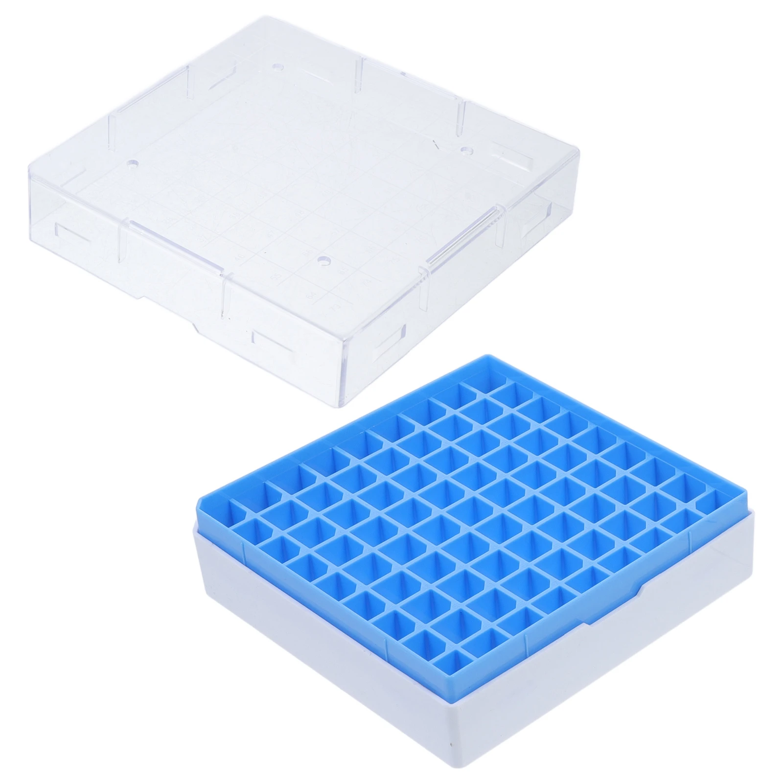 

Cryogenic Freezer Box for Vial Tube Storage Microcentrifuge Laboratory Cryotube Container Test Tube Display Box