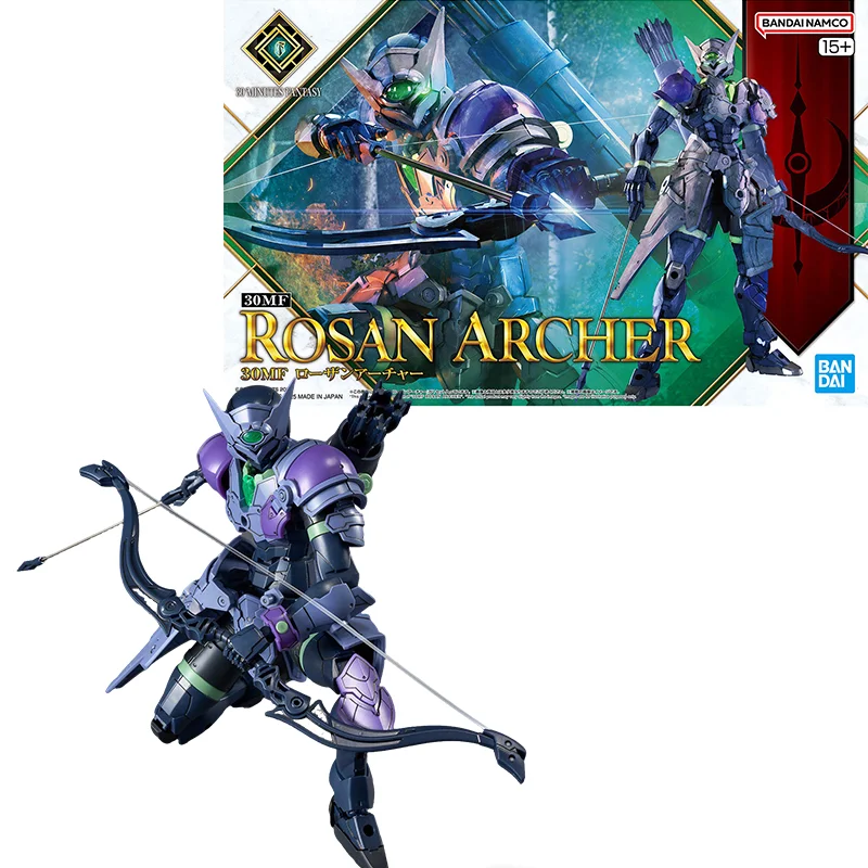 

Bandai Original 30MF 1/144 Anime ROSAN ARCHER Action Figure Assembly Model Toys Collectible Model Gifts for Children