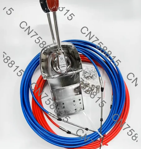 

gear flexible shaft Marine throttle，Marine throttle head Japanese double handle throttle controller Marine cable manipulator