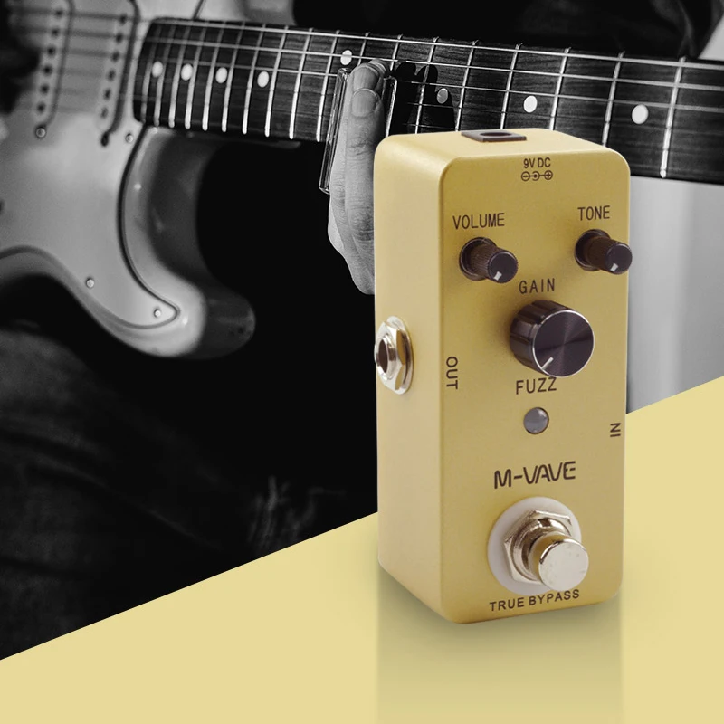 M-VAVE Pedal efek gitar mode Vintage, Pedal efek gitar, mode Vintage, Bypass sejati, suku cadang & Aksesori Gitar Wah