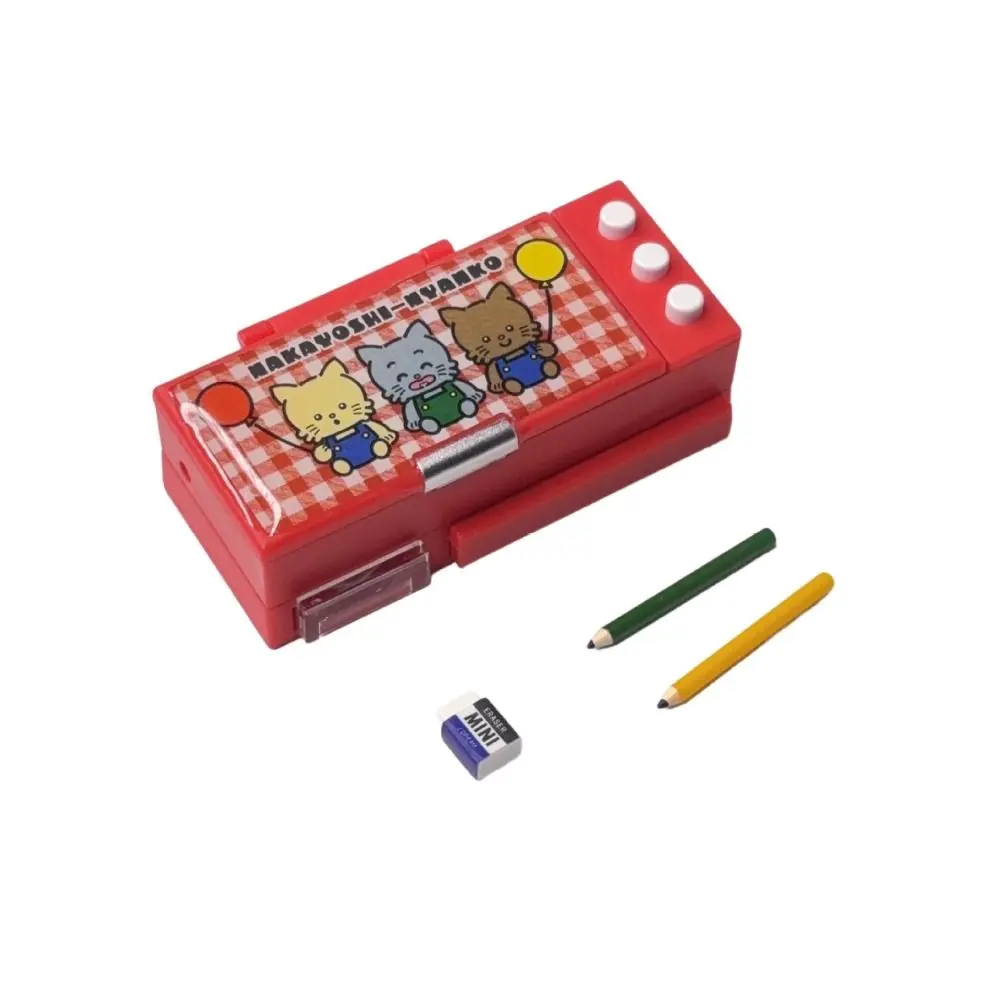 

Miniature Dollhouse Pencil Case Pretend Toys Simulated Scene Pencil Box Model Multifunction Ornament Mini Stationery Box