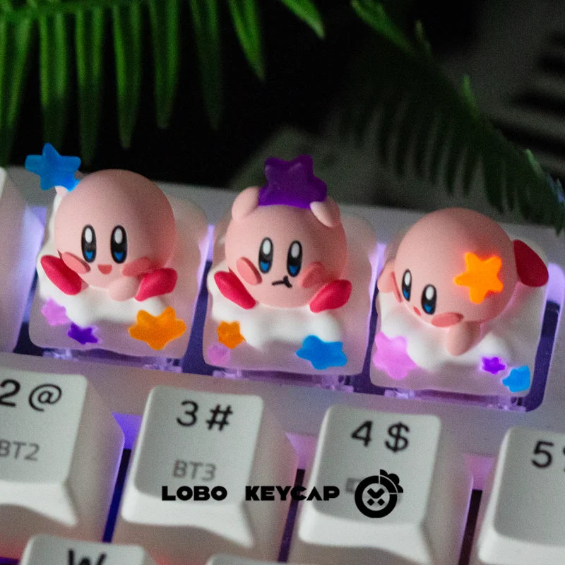 

Серия Star Card, милые персонализированные колпачки для клавиш, одиночные прозрачные механические колпачки для клавиш, индивидуальный подарок из смолы Esc