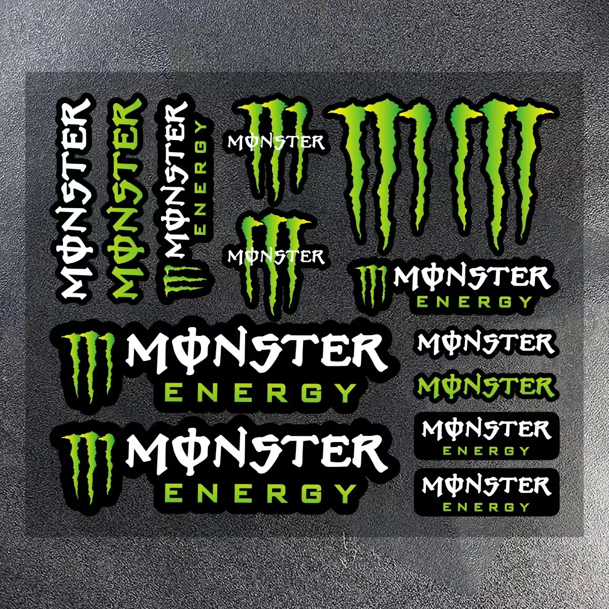 

Виниловая боковая полоса мотоцикла Monster Energy, наклейка на автомобиль, наклейка на весь мотоцикл, светоотражающие наклейки, украшение автомобиля