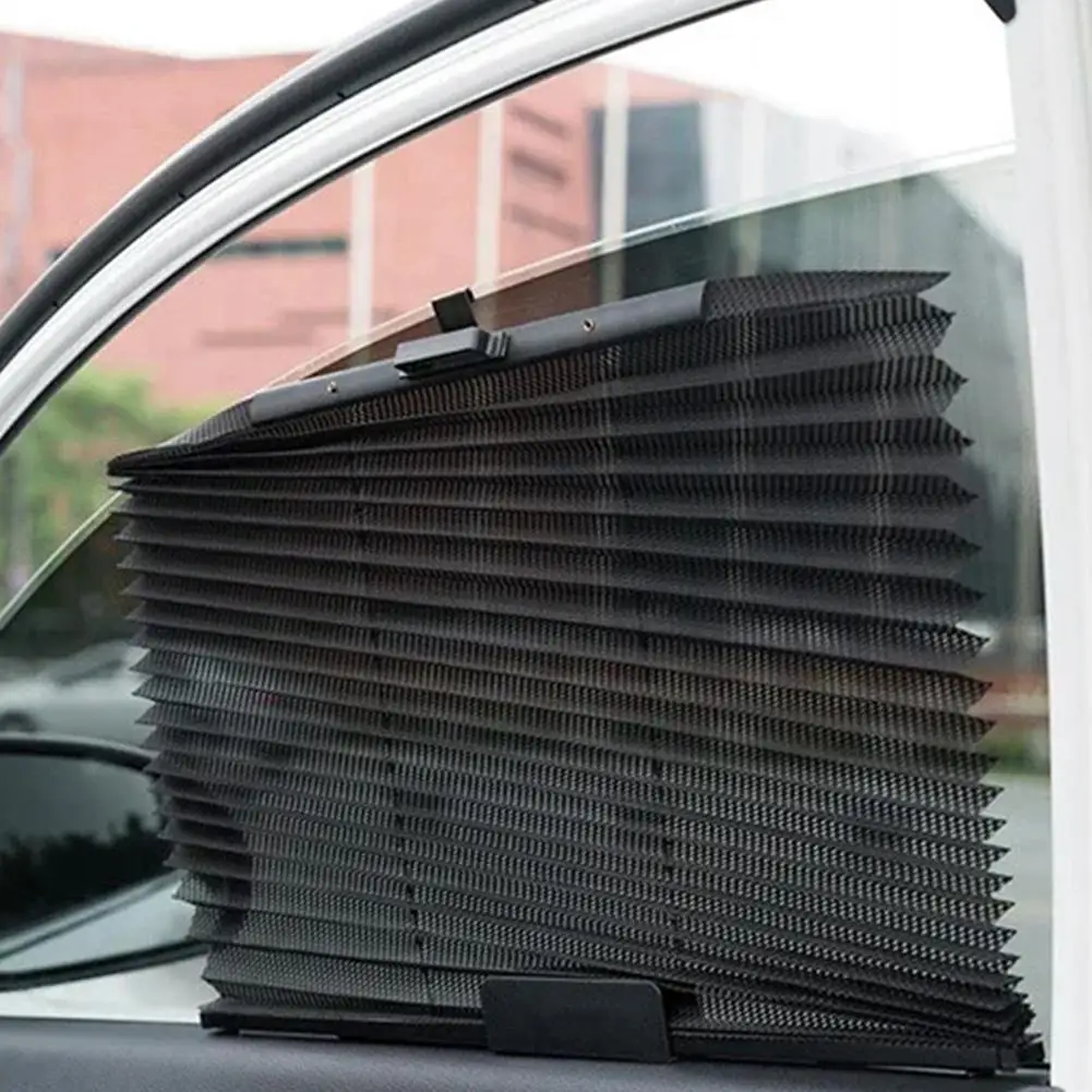 Car Side Window Sun Shade Retracted Sunshades Mesh UV Protection Curtains Auto Truck Summer Protector Window Film Trim - Image 4