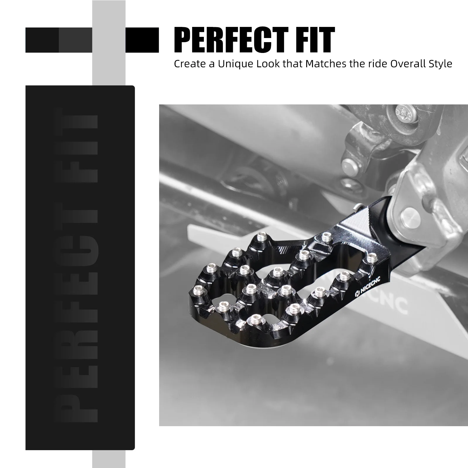 أوتاد قدم واسعة للإزاحة للدراجات النارية BMW R1200GS/Adventure R1200GSA 2013-2018 R1250GS Adventure 2019-2024 R1200 R1250 GS GSA #4