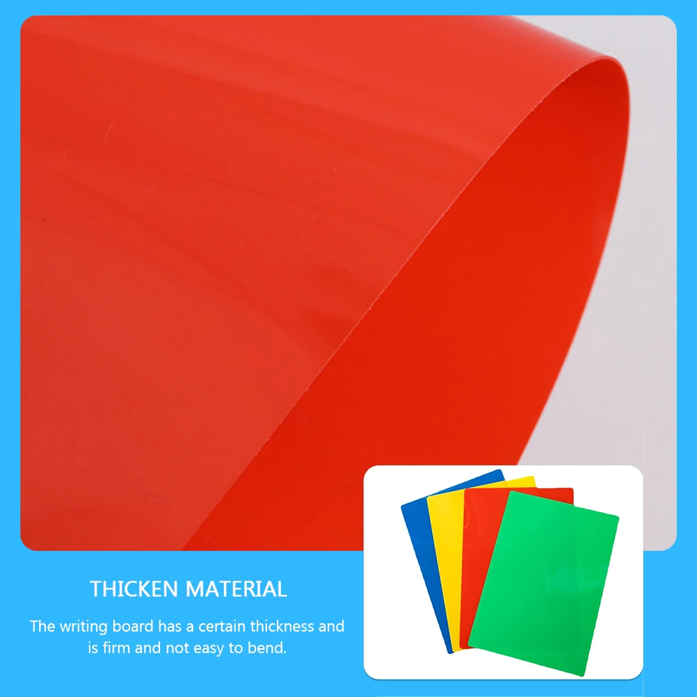 

10Pcs Writing Pads Plastic Examination Board Smooth School Office Classroom Stationery Students Sketch Board