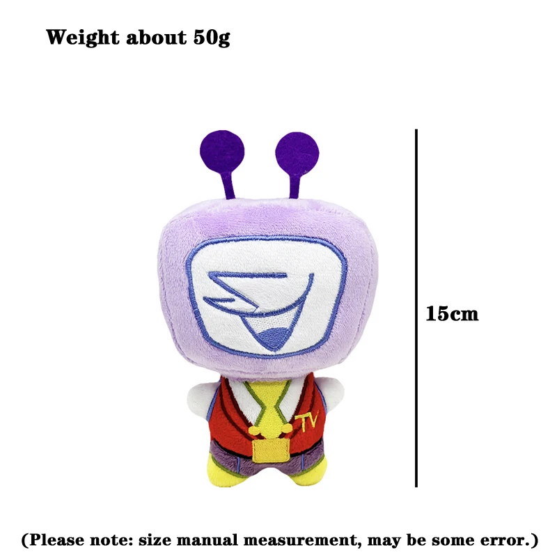 Hot New Funny Lovely Anime Game Tenna TV Character Deltarune Television Peripherals Plush Toys Cute Cartoon Plushie Stuffed Doll