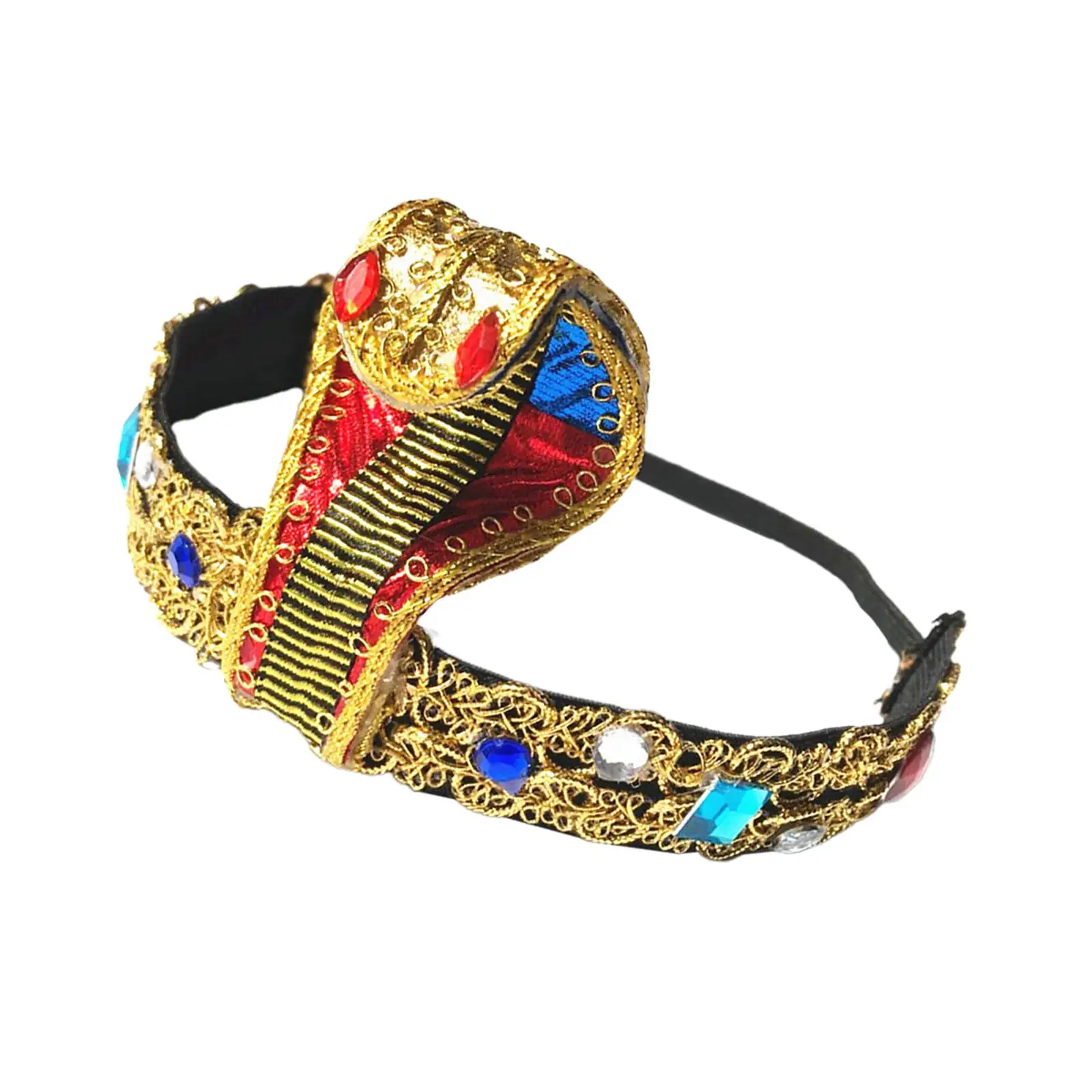 Novely Egypt Queen Headdress Stylish Theme Costume Egyptian Gift Crown Snake Headdress for Wedding Event Prom Festival Ladies