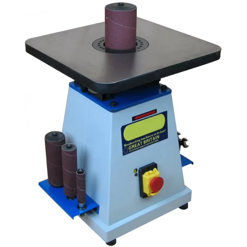 

MM326 Electric Drum Sander Vertical Oscillating Spindle Sander Disc Belt Abrasive Finishing Machine for Woodworking