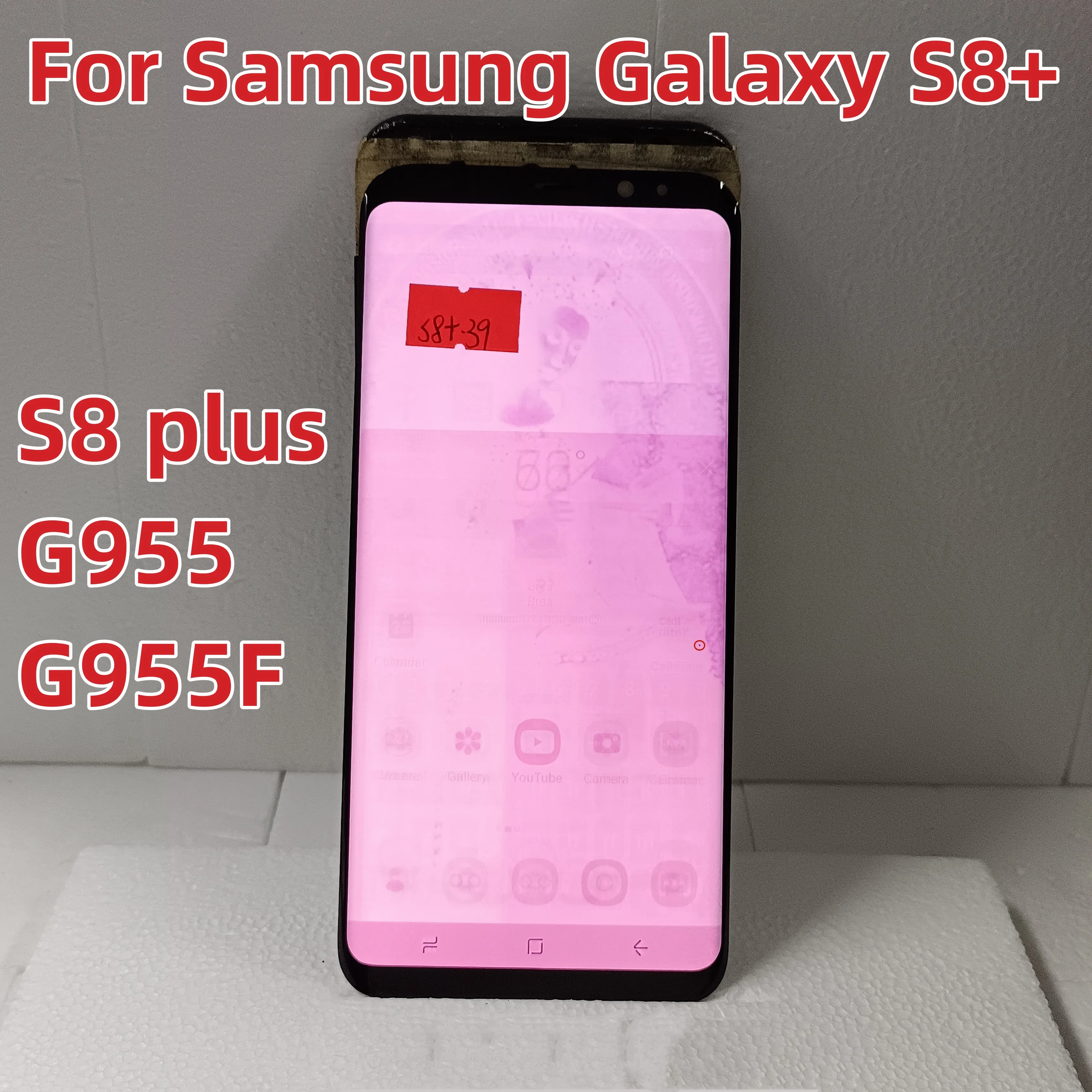 

100% Tested For Samsung Galaxy S8 Plus LCD Display G955 G955F SM-G955FD G955W S8+ 6.2" LCD Touch Screen Digitize Assembly