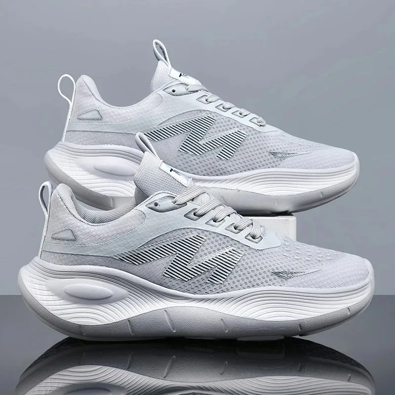 Men Sports Running Shoes Casual Marathon Breathable Lightweight Women's Comfortable Athletic Nonskid Walking Sneakers Outdoors