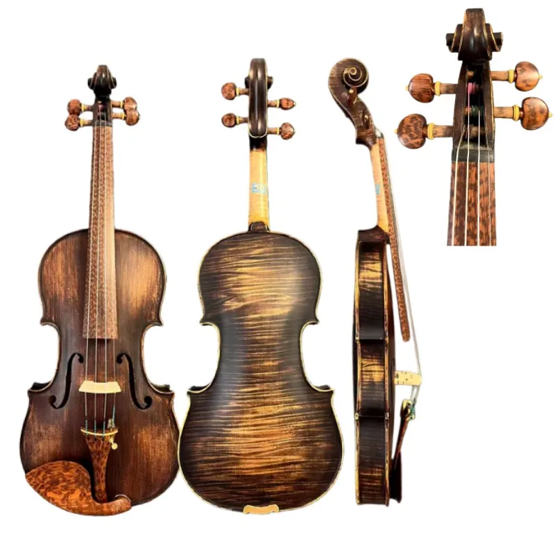 Exquisite Stradivari Style SONG Maestro good Violin 4/4 Imitation with Snakewood Parts Graceful Mellow Sound