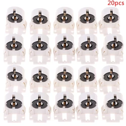 10/20PCS Home T8/G13 Fluorescent Lamp Holder Heat-Resistant Lamp Holder Light Tube Holder Lighting Accessories