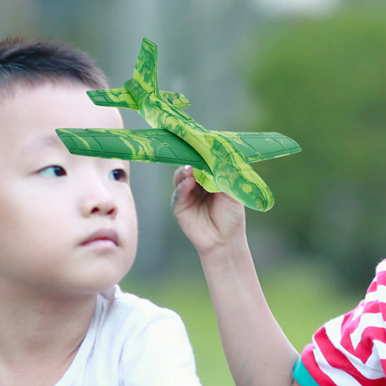 

DIY Small Glider Plane Self-Assembly Outdoor Tossing Lightweight Portable Airplane for Kids Creative Interactive Fun Playtime